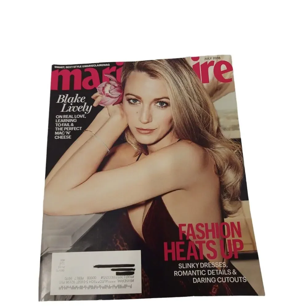 2016 2017 Lot of 4 Issues MARIE CLAIRE Magazine July SEPT Oct January GREAT Cond